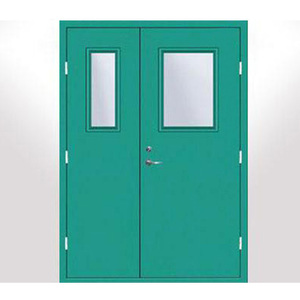 <span class=keywords><strong>Porte</strong></span> en métal ignifugée 3 heures, <span class=keywords><strong>porte</strong></span> industrielle en acier à surface plane, certifiée UL, qualité industrielle pour bâtiment commercial - Product Image 1