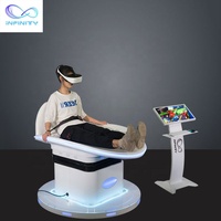 Crazy Thrilled Roller Coaster Entertainment 9D Virtual Reality Vr Game Machine Motion Thrill Ride Simulator 9D Vr Slide