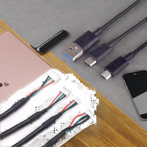 <span class=keywords><strong>USB</strong></span> A/Loại C/Micro <span class=keywords><strong>USB</strong></span> để JST cáp 4P 5pjst nối 0.3m chiều dài cho máy ảnh sử dụng PVC Áo khoác bện che chắn cho truyền dữ liệu - Product Image 2