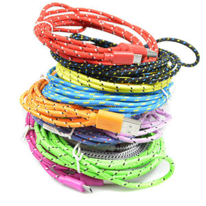 Câbles de charge <span class=keywords><strong>rapide</strong></span> en nylon tressé 1m/2m/3m USB Type C pour téléphones mobiles S8 S9 S10 S20 S21 (2026) - Product Image 3