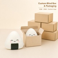 Jouet sensoriel anti-stress personnalisé en forme de boule de riz Onigiri, souple et rebondissant en TPR, à récupération lente, fabrication OEM ODM