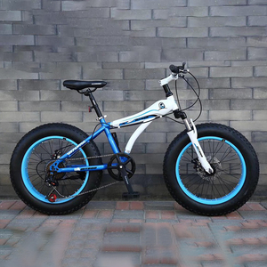 Mangusta uomo 21 velocità ingranaggi pieghevoli Beach Cruiser grasso pneumatico bicicletta freno a disco pedale in acciaio materiale forcella ciclismo vendita - Product Image 5