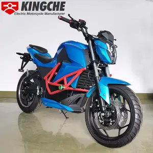 Modisches Super-Motorrad große Reichweite EWG-Zertifizierung leistungsstarkes Erwachsenen-Moped 3000 W 5000 W Zweirad CKD Elektro-Sportmotorrad