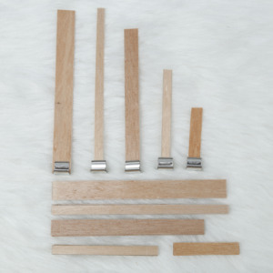 Kẹp Bấc Gỗ Hình Chữ Thập Và Lát Mỏng Bằng Thép Không Gỉ Màu Bạc Kẹp Bấc - Product Image 6