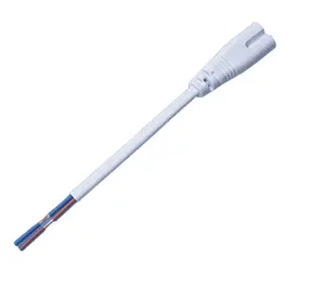 T4T5T8 0.5mm2 ligne de connexion de prise de lampe LED cordon d'alimentation à prise 8 queues à 2 conducteurs
