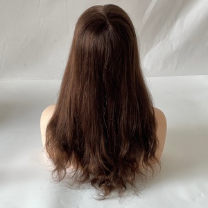 Full PU <b>Toupee</b> For Women PU Base High Quality Hair Topper - Product Image 5