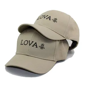 Topi Bisbol Katun Mode Populer Logo Bordir Kustom