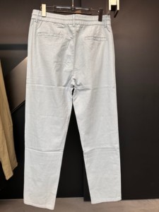 Pantalones inferiores casuales Pantalones de <span class=keywords><strong>lino</strong></span> de algodón transpirables ajustados para hombres - Product Image 4