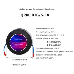 <span class=keywords><strong>Extincteur</strong></span> à coque métallique rouge pour véhicule et maison, boîte électrique d'extinction d'incendie de type haute visibilité - Product Image 5