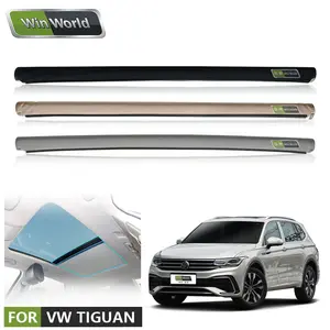 auto sunroof curtain manufacture Beige Color Sunroof Roof Roller Blinds Shade Sunroof Curtain Apply To Audi Q5 Tiguan