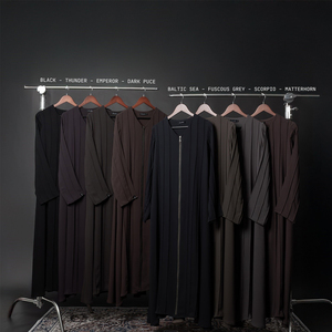 Nuovo Trend Personalizzato: Set Abaya Premium <span class=keywords><strong>Nida</strong></span> a Due Pezzi con Cerniera e Khimar per Donne Musulmane, Vendita all'Ingrosso, Abaya Semplice per Ramadan ed Eid - Product Image 2