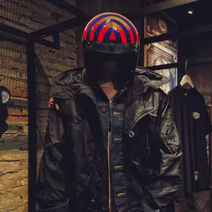 Yeni High-End özel karbon Fiber kask motosiklet yarım yüz motosiklet kask yetişkin için