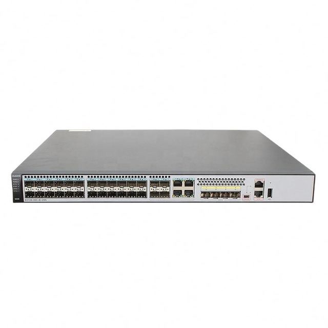 Hua Weii S5720-36C-EI-28S-AC Network Switch Bundle 28 Gig SFP 4 Dual-Purpose 10/100/1000 or 10 Gig SFP+ Switch