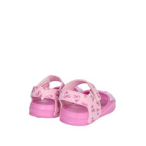 Sandali Barbie da bambina rosa con cinturino regolabile, calzature estive - Product Image 3