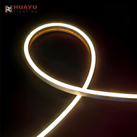 Bande LED néon double ultra-mince NS0410 CCT, dimensions personnalisables, style minimaliste, pour projets de décoration et de mise en valeur commerciale