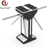 Tourniquet vertical à double moteur longue durée de vie, compatible avec plusieurs dispositifs de reconnaissance pour les salles de sport