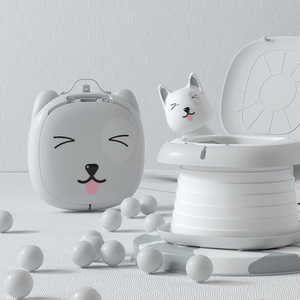 Phim Hoạt Hình Du Lịch Bé Bô Cho Cô Gái Gấp Bé Bô Đào Tạo Nhà Vệ Sinh Ngoài Trời Di Động Toddler Nhà Vệ Sinh - Product Image 3