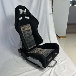 Sièges de voiture noirs YLD de haute qualité, sportifs, réglables, type baquet, pour la simulation de course, compatibles <span class=keywords><strong>BMW</strong></span> et Honda, en cuir - Product Image 5