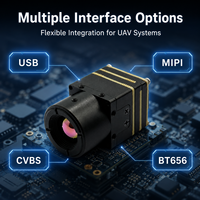 Module de caméra thermique infrarouge 640x512 VOx 12um LWIR, noyau d'imagerie thermique pour robot d'inspection, UAV, sécurité