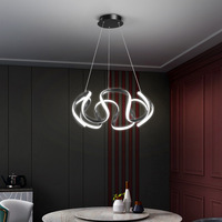 Luminaire suspendu décoratif de style nordique moderne en forme de fleur, pour salle à manger, salon, café