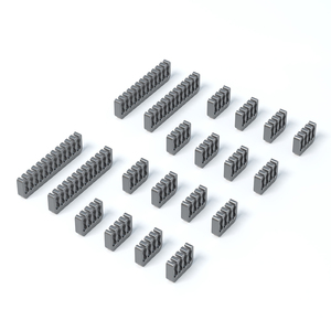 Set 20 potong kualitas tinggi 24 Pin X 4 8-Pin X 16 "3.5mm sisir berlengan ekstensi kabel abu-abu! Stok sisir kabel komputer! - Product Image 1