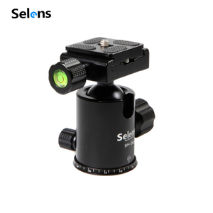 Tête de trépied panoramique pivotante Selens BH-30-2K noire avec vis 1/4 <span class=keywords><strong>pour</strong></span> déclenchement rapide de l'appareil photo - Product Image 1