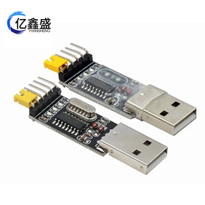 CH340G โมดูล USB เป็น TTL สำหรับการแปลงบอร์ด PCB การเขียนโปรแกรมไมโครคอนโทรลเลอร์ STC - Product Image 2