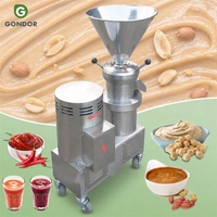 Machine électrique professionnelle pour la fabrication de pâte d'amande, de beurre de cacahuète, de lait végétal, de houmous de pois chiches et de sauce chili