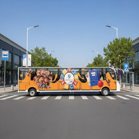 Bus de tourisme électrique tout-terrain de luxe BFF Kepler 8/11/14/17/20/23 places avec moteur AC et batterie au lithium, vitesse maximale de 30 km/h