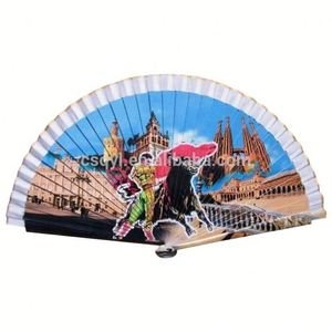 Abanicos Españoles de Madera Pintados a Mano, Personalizados, para Eventos - Product Image 2
