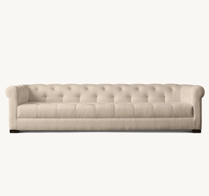 Sassanid OEM tradizionale soggiorno mobili divano <span class=keywords><strong>Modena</strong></span> Chesterfield divano con sedile trapuntato tessuto di lino - Product Image 1