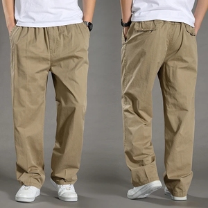 Pantaloni da Uomo Tinta Unita, Taglia Grande 6XL, Casual - Product Image 5