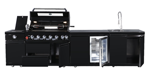 Armoires Modulaires Attachables Cuisine BBQ Extérieure Ensemble Complet pour Meubles d'Extérieur Parties Plaque Chauffante - Product Image 4