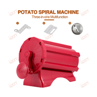 Coupe-pommes de terre multifonctionnel 3 en 1, coupe-pommes de terre en spirale, machine semi-automatique pour faire des tours de pommes de terre