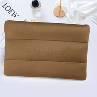 Vente en gros de pochette de maquillage en néoprène souple et matelassée pour cosmétiques, bonbons, soins de beauté, rangement, trousse de toilette de voyage