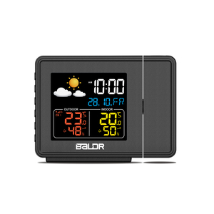 <strong>Radio</strong>-controlled Weather Station <strong>Clock</strong> with Projection <strong>Function</strong> - Product Image 1