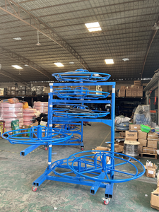 Hete Aanbieding Hoge Kwaliteit Multi-Structuur Sterke Ondersteuning Hydraulische Slangenrek 6-Laags Rubberen Slangenhaspel Opbergrek - Product Image 6