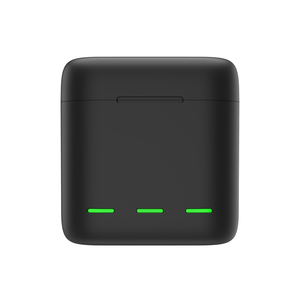 Venta caliente Telesin <span class=keywords><strong>Gopro</strong></span> Triple caja de cargador de almacenamiento de batería con 2 uds Kit de baterías para <span class=keywords><strong>GoPro</strong></span> <span class=keywords><strong>Hero9</strong></span>/10/11/12 - Product Image 1