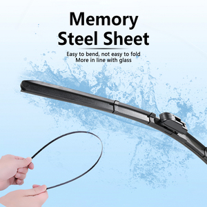 Limpiaparabrisas de Silicona Multifunción para Parabrisas Delantero, Universal de 12-28 Pulgadas, Plumas Limpiaparabrisas Suaves - Product Image 3