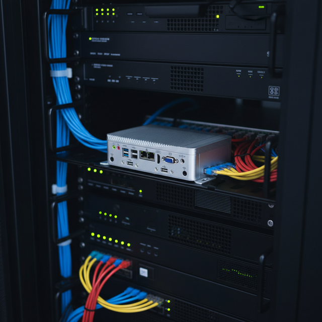 Factory Price Industrial Mini PC I3 I5 I7 with Fanless Design 6*RS485 COM Ports & 4G Support for Industry 4.0