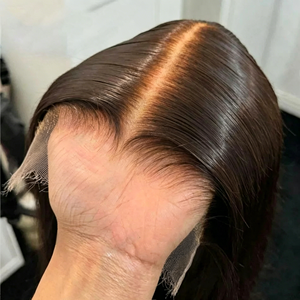 Pelucas de Cabello Humano Virgen Brasileño con Frente de Encaje HD, 250% de Densidad, Color <span class=keywords><strong>Rubio</strong></span> Ceniza, Largo, Base sin Pegamento, Peluca Bob de Cabello Humano - Product Image 1