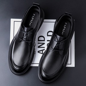 Zapatos de vestir de cuero genuino para hombre de alta calidad, zapatos formales de oficina con cordones. - Product Image 3