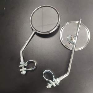 مرايا الرؤية الخلفية العالمية مرآة جانبية مقود مستديرة للسكوتر - Product Image 1