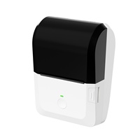 Imprimante d'étiquettes thermiques portable 58 mm, imprimante d'étiquettes de codes-barres mobiles pour la logistique des supermarchés et l'industrie alimentaire