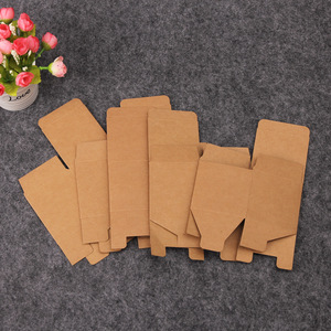 กล่องกระดาษคราฟท์ทรงสี่เหลี่ยมพับได้คุณภาพสูง สไตล์เรโทร ทำมือ สำหรับบรรจุชา เครื่องประดับ สบู่ สีเหลือง ปรับแต่งได้ ใช้ได้หลากหลาย - Product Image 5