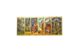 I veggente di <span class=keywords><strong>luce</strong></span> giocano a carte con il bordo d'oro affermazione blu imparando la guida del mazzo Online inglese con tarocchi stampati - Product Image 4