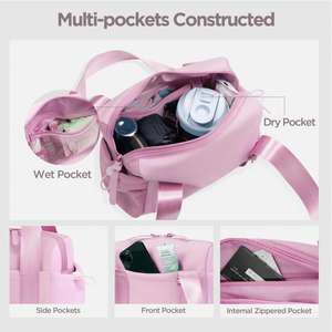 Bolsa de Gimnasio de Alta Calidad para Mujer, Mini Bolsa de Viaje, Bolso de Hombro con Bolsillo Impermeable - Product Image 4