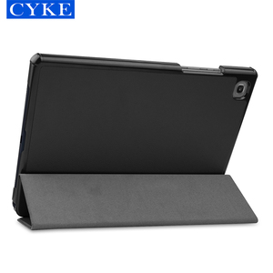 CYKE A Tre Ante DELL'UNITÀ di elaborazione Linguetta In Pelle T500 Caso Del Basamento di Protezione Tablet Vibrazione Sottile Leggero Della Copertura per Samsung <span class=keywords><strong>Galaxy</strong></span> <span class=keywords><strong>Tab</strong></span> <span class=keywords><strong>A7</strong></span> 2020 t500 - Product Image 6