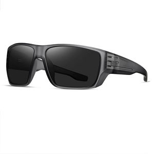 Lunettes de <span class=keywords><strong>soleil</strong></span> de sport cycliste polarisées UV400 MLM avec monture intégrale et verres noirs pour hommes et femmes - Product Image 4
