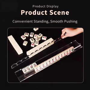 Soporte de Mahjong al por Mayor con Doble Función: Mahjong y Dominó, Ideal para Reuniones Familiares, Clubes y Juegos de Mesa - Product Image 1